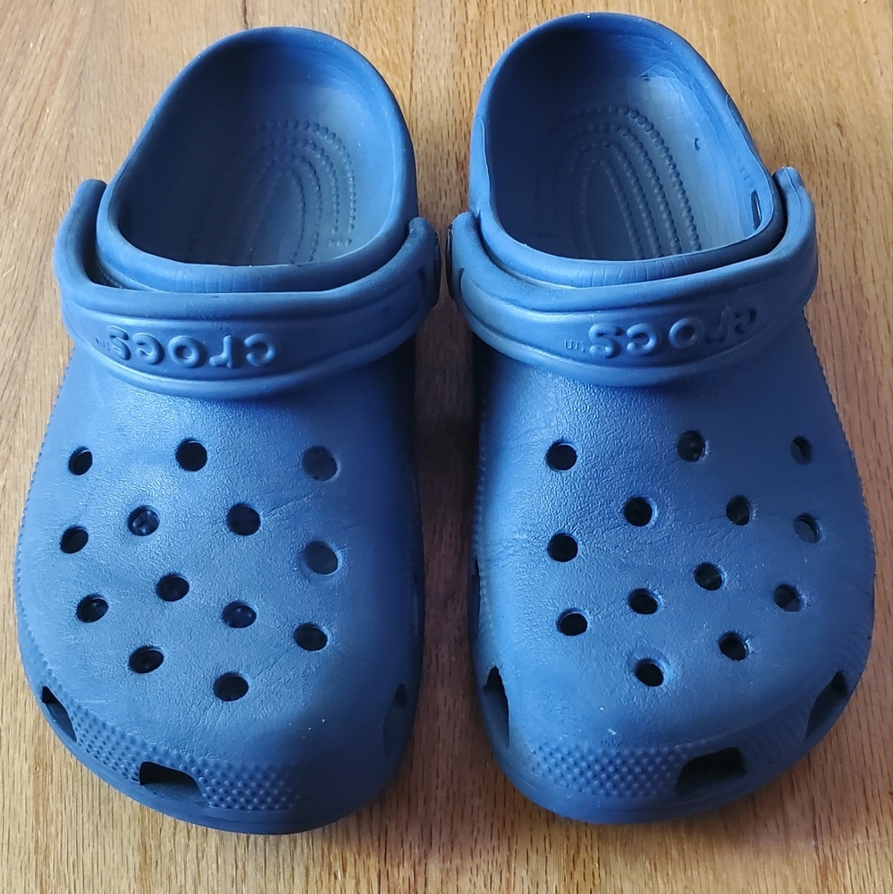 Navy Blue Crocs